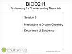 BIOO211 SN05 Lecture OrganicChem