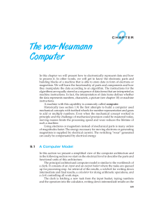 The von-Neumann Computer