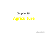 Chapter 10 Agriculture