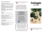 Crabapple - WSU Extension