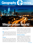 Mega-urban world - Hodder Education