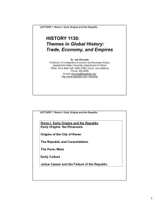 HISTORY 1130: Themes in Global History