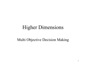 ST4004Lecture12 Multi-objective decision making