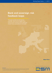 Bank and sovereign risk feedback loops