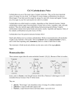 Ch 3-Carbohydrates Notes Monosaccharides