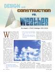 Design and Construction vs. Weather