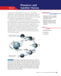 Planetary and Satellite Motion