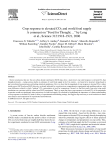 Crop response to elevated CO2 and world food supply A