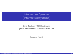 Information Systems (Informationssysteme)