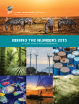 behind the numbers 2015 - Global Environment Facility