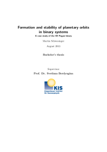 Formation and stability of planetary orbits in binary systems