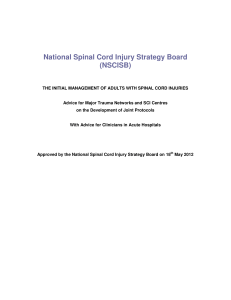 National Spinal Cord Injury Strategy Board (NSCISB)