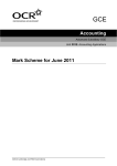 Mark scheme - Unit F012 - Accounting applications - June