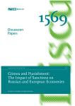 Crimea and Punishment: The Impact of Sanctions on Russian and