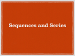 PDF of Sequences Notes