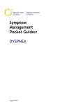 Symptom Management Pocket Guides: DYSPNEA