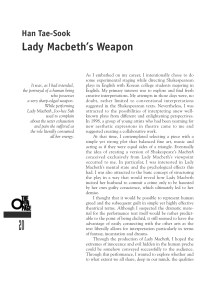 Lady Macbeth`s Weapon - The Magdalena Project