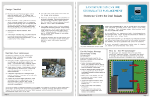 landscape designs for stormwater management