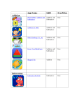 App List for Math - St. Francis Elementary School