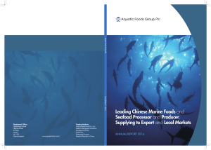 2014 Annual Report - Aquatic Foods Group