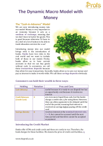 The Dynamic Macro Model with Money