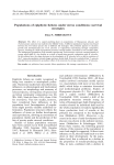 Populations of epiphytic lichens under stress conditions: survival