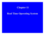 Real Time Operating System Chapter 11