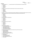 Plant Review 1. Among other functions, the ____ of a vascular p