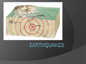 Earthquakes PPT - Van Buren Public Schools