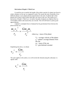 r mGm r vm = r Gm v = r Gm v =2