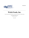 National Grape Cooperative Association and Welch`s Foods Inc