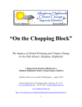 On the Chopping Block - Allegheny Highlands Climate Change