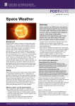space weather - Parliament UK