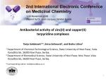 Antibacterial activity of zinc(II) and copper(II) terpyridine