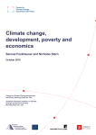 Climate change, development, poverty and economics