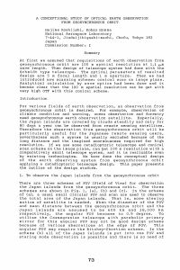 A CONCEPTIONAL STUDY OF OPTICAL EARTH