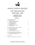 LCD Specification Document