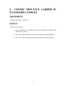 5. cosmic distance ladder ii: standard candles