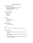 Multiplying Whole Numbers Performance Task Objectives • Multiply