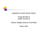 View the presentation  - Guilderland Central School District