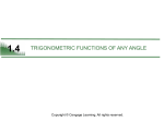 trigonometric functions of any angle