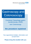 Gastroscopy and colonoscopy information booklet.p65