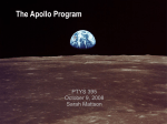 The Apollo Program - Lunar and Planetary Laboratory