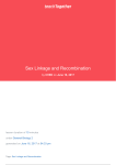 Sex Linkage and Recombination