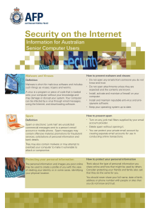 Security on the Internet - Australian Federal Police