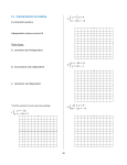 3.1 – Solving Systems by Graphing In consistent systems