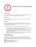 Committee on Law Enforcement/Legislation