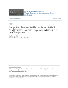 Long-Term Treatment with Insulin and Retinoic Acid