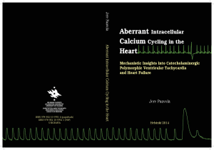 Aberrant Intracellular Calcium Cycling in the Heart