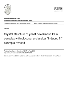 Crystal structure of yeast hexokinase Pl in complex